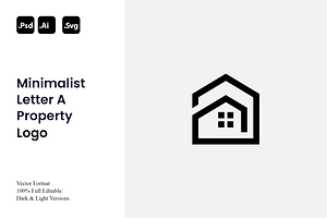 Minimalist Letter A Property Logo, a Branding & Logo Template by Luxury Logos