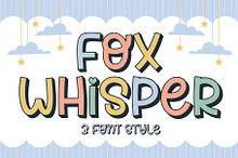Fox Whisper 3 Font Style