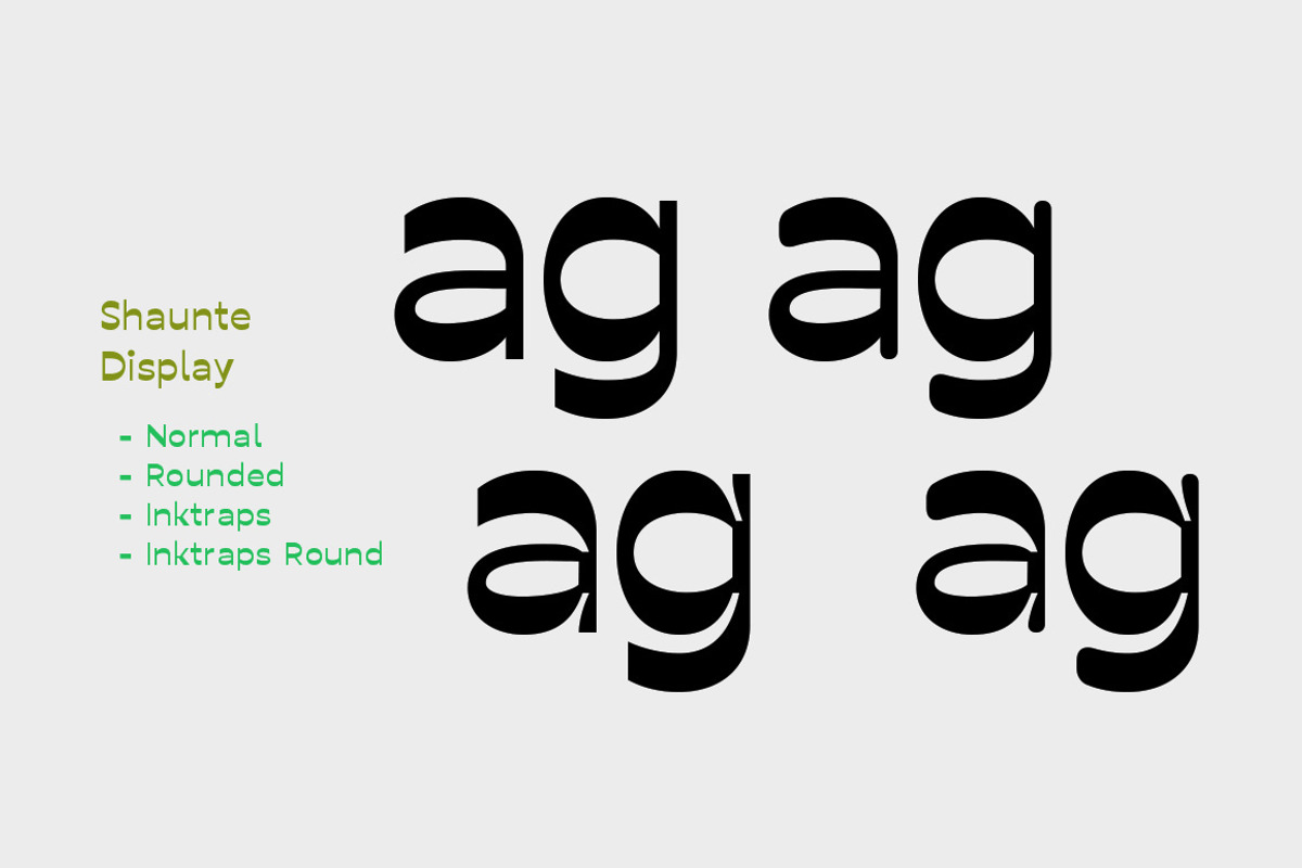 Shaunte Typeface, a Sans Serif Font by Seniors (Photo 5 of 12)