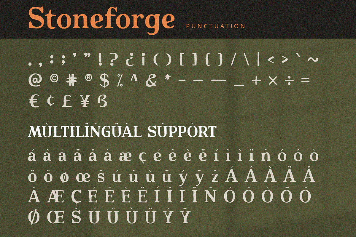 Stoneforge - Serif Font, a Font by Alpaprana (Photo 10 of 11)