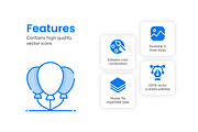 Childhood Toys Icons, an Outline Icon by Brickclay (Thumbnail 4 of 7)