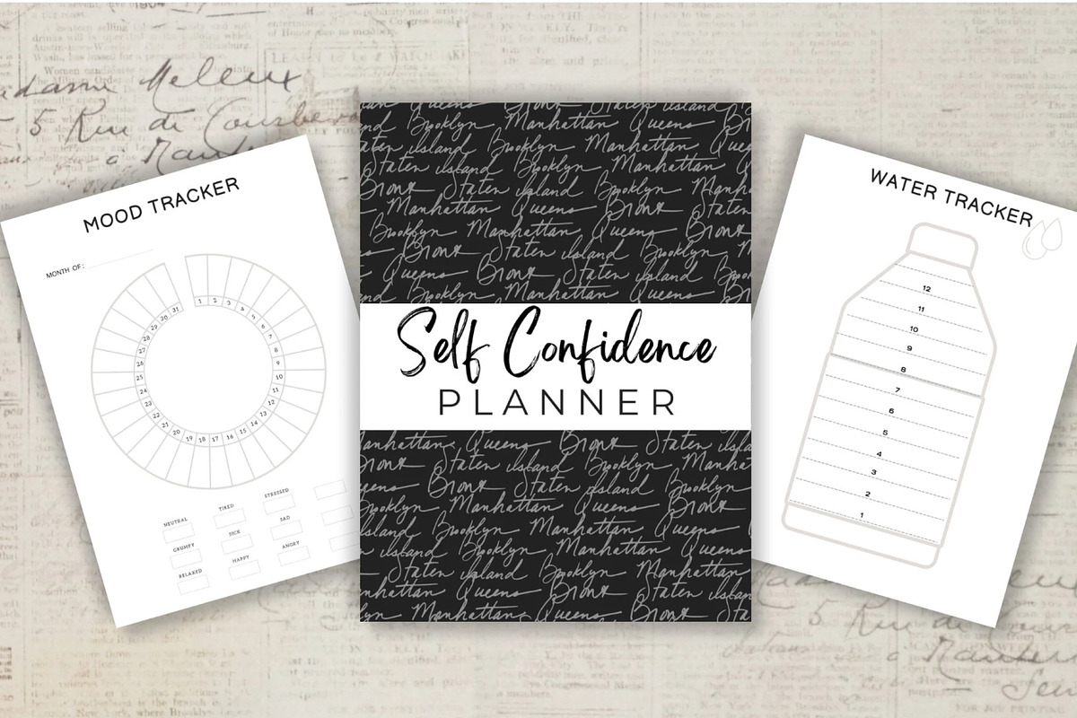 Printable Self Confidence Planner, a Stationery Template by Design House (Photo 3 of 9)