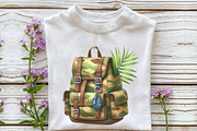 Camouflage Summer Elements Clipart, an Illustration by Rose Art (Thumbnail 5 of 8)