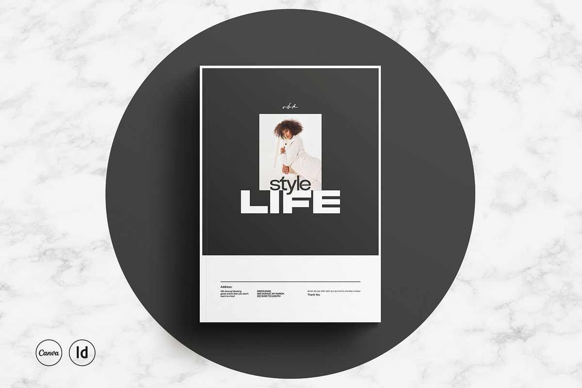 Life Style Magazine, a Magazine Template by Creatiya Type (Photo 1 of 11)