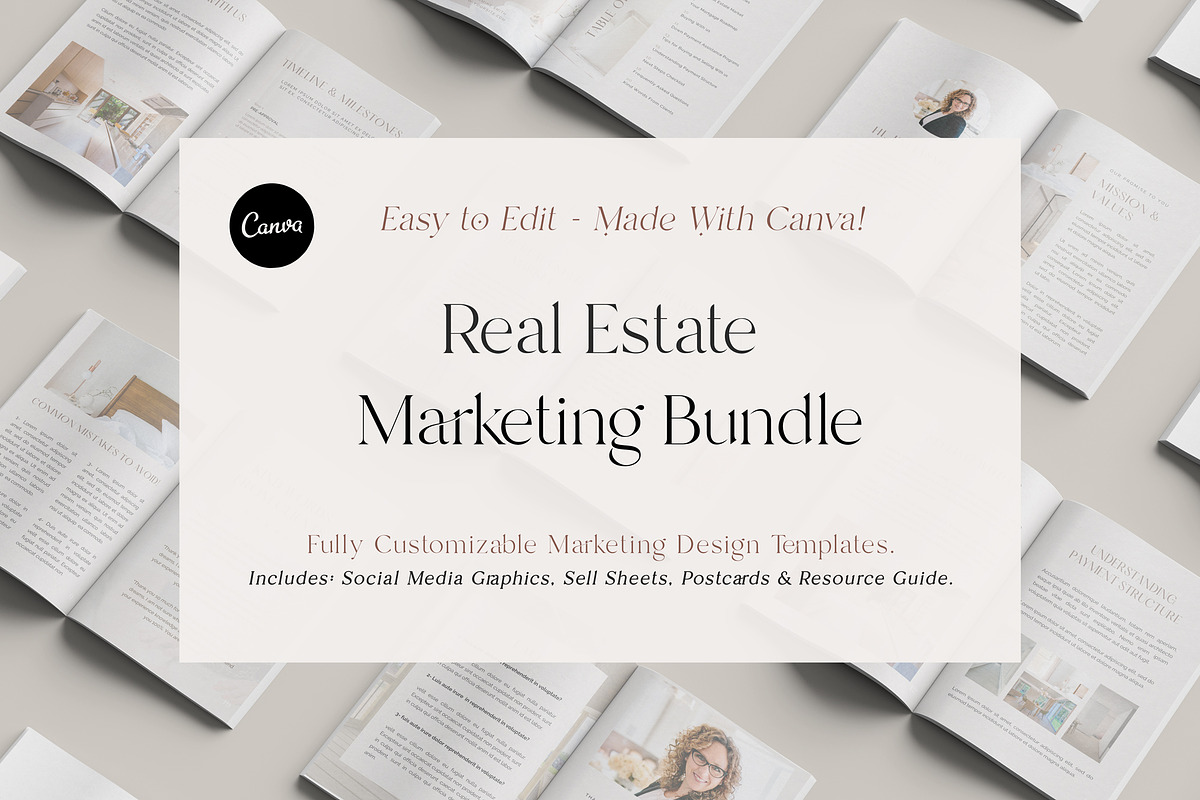 Real Estate Marketing Bundle, a Social Media Template by Gebers Marketing & Design (Photo 1 of 12)