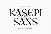Kasepi Sans Display Fonts, a Sans Serif Font by Yukita Creative (Thumbnail 1 of 12)