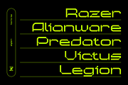 Algem - Futuristic Display Font, a Symbol Font by Font For Zula™ (Thumbnail 11 of 19)