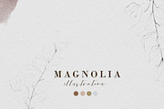 Magnolia Flower Clipart Fine art, a Decorative Illustration by WalaPalette (Thumbnail 5 of 6)