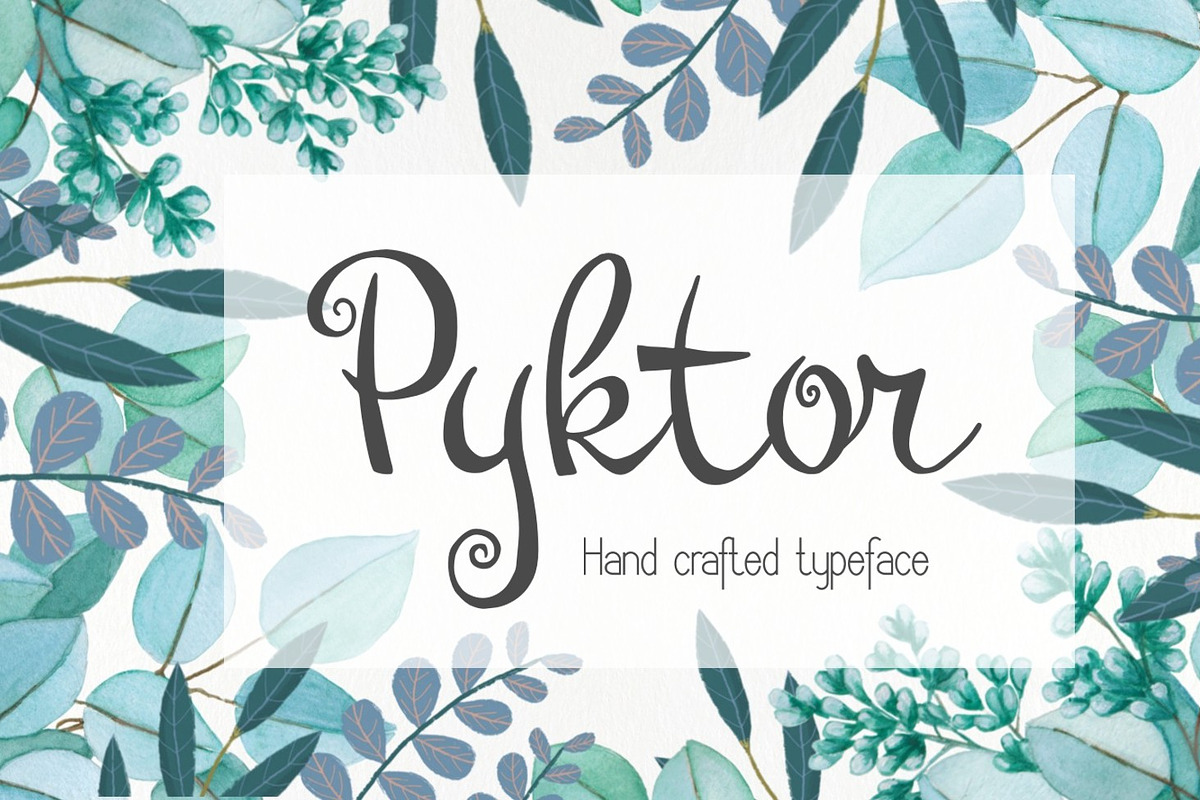 Pyktor script font