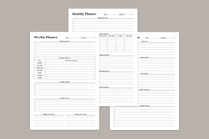 Generic Planning Pages Set V-07