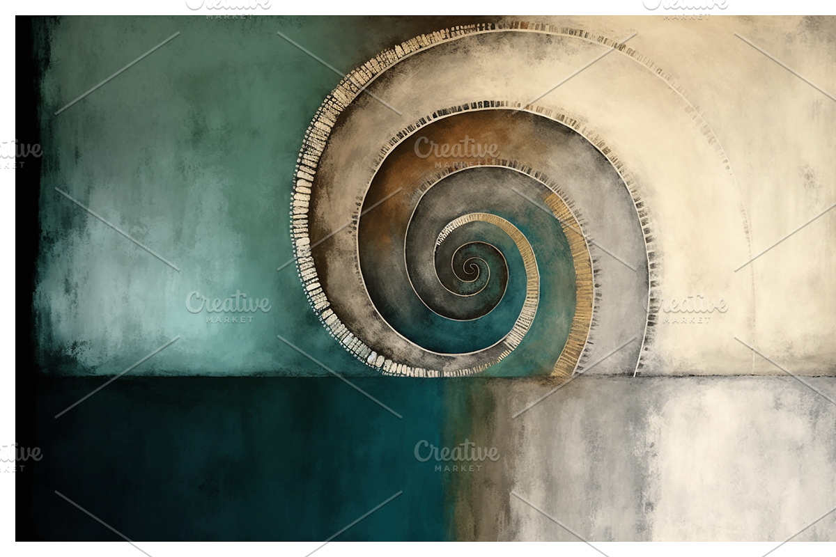 Baal Collection · Blue Spiral, a Texture Illustration by milatovar (Photo 9 of 16)