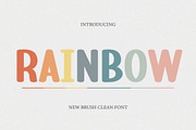Rainbow - Fun and friendly Font, a Script Font by MaxArt Foundry (Thumbnail 1 of 5)