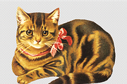 Vintage Cat Painting, an Illustration by Professional Assets (Thumbnail 2 of 3)