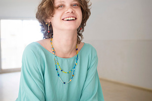 Portrait of a laughing young woman s, a Person Photo by Imaginarium