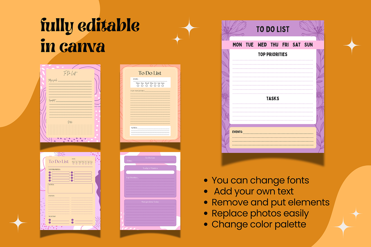 10 Organic Planners Canva Templates, a Templates & Theme by TemplateCastleStore (Photo 9 of 9)