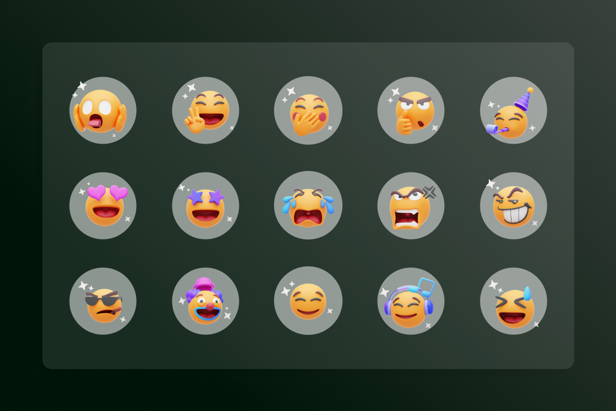 Emoji 3D Illustration, a Characters & Person 3D Model by Vektora Studio (Photo 2 of 2)