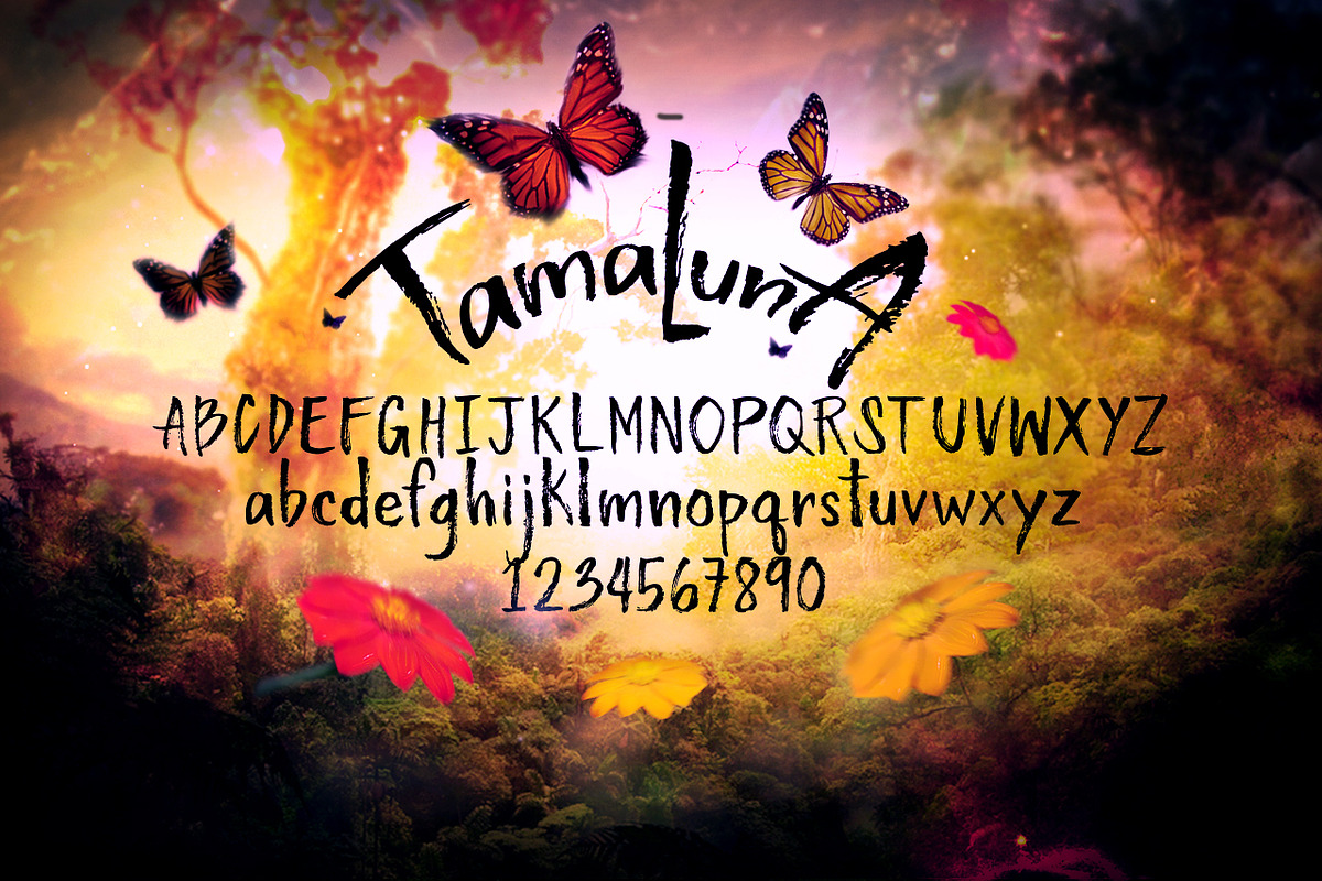 Tamaluna - Typeface preview 4