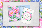Watercolor Flower Garden Collection, an Illustration by SunnJaneArt (Thumbnail 14 of 14)