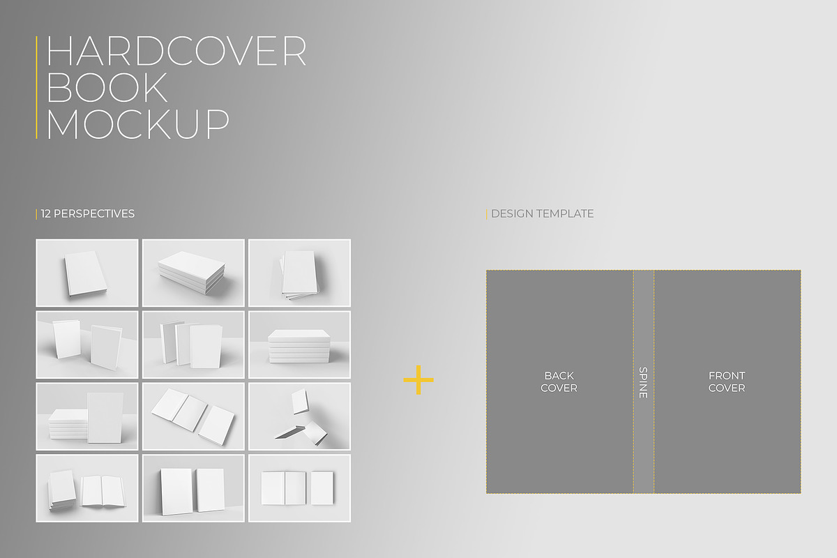 Hardcover Book Mockup, a Print Template by KIPET (Photo 15 of 15)