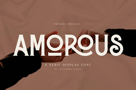 Amorous - Serif Font, a Serif Font by Alpaprana
