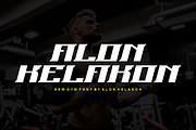 Gym Sports Italic Font, a Serif Font by alon kelakon (Thumbnail 3 of 5)