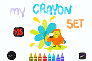 Crayon Brushes for Procreate, a Brush Add-On by byMariZen (Thumbnail 3 of 3)