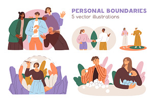 Personal Boundaries Concept