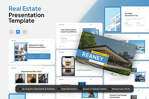 Reaney - Real Estate Keynote, a Presentation Template by Annora Studio