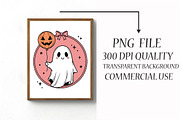 Halloween Ghost Pumpkin Hand-Drawn, an Illustration by Libby Wishes (Thumbnail 4 of 6)