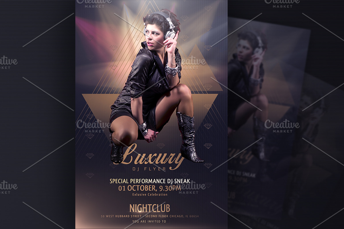 DJ Flyer Template, a Flyer Template by graystudio (Photo 3 of 3)