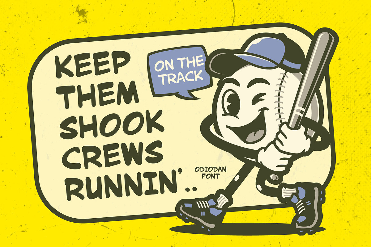 Odiodan a Comic Strip Font, a Handwritten Font by Rasiorise Studio (Photo 3 of 12)