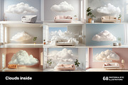 Clouds inside. 68 images, a Decorative Illustration by Handmadefont (Thumbnail 7 of 13)