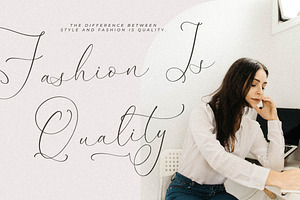 Senorytta Chic Calligraphy Font