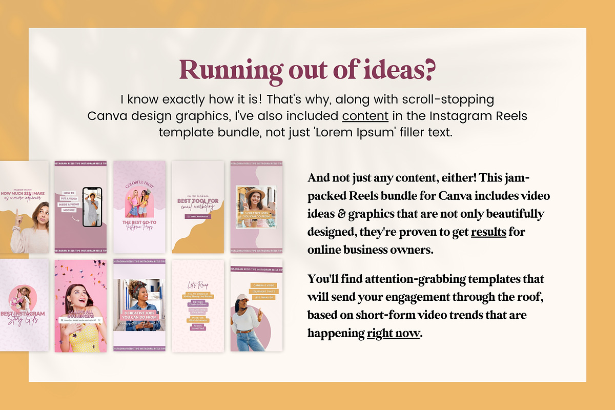 Instagram Reels Video Bundle Canva, a Social Media Template by Fallon Gerst (Photo 4 of 16)