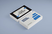 Company Business Card, a Business Card Template by graphicook (Thumbnail 1 of 3)