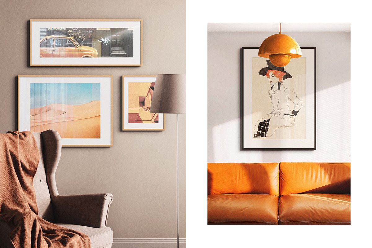 Frame Mockup Template Bundle Kit, a Product Mockup by FoundImages (Photo 16 of 27)