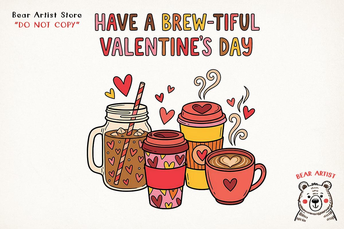 Valentine’s Coffee Sublimation, an Object Graphic by GlitterCraft (Photo 11 of 41)