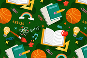 School Pattern Background, a Pattern Graphic by MISS CHATZ (Thumbnail 3 of 3)