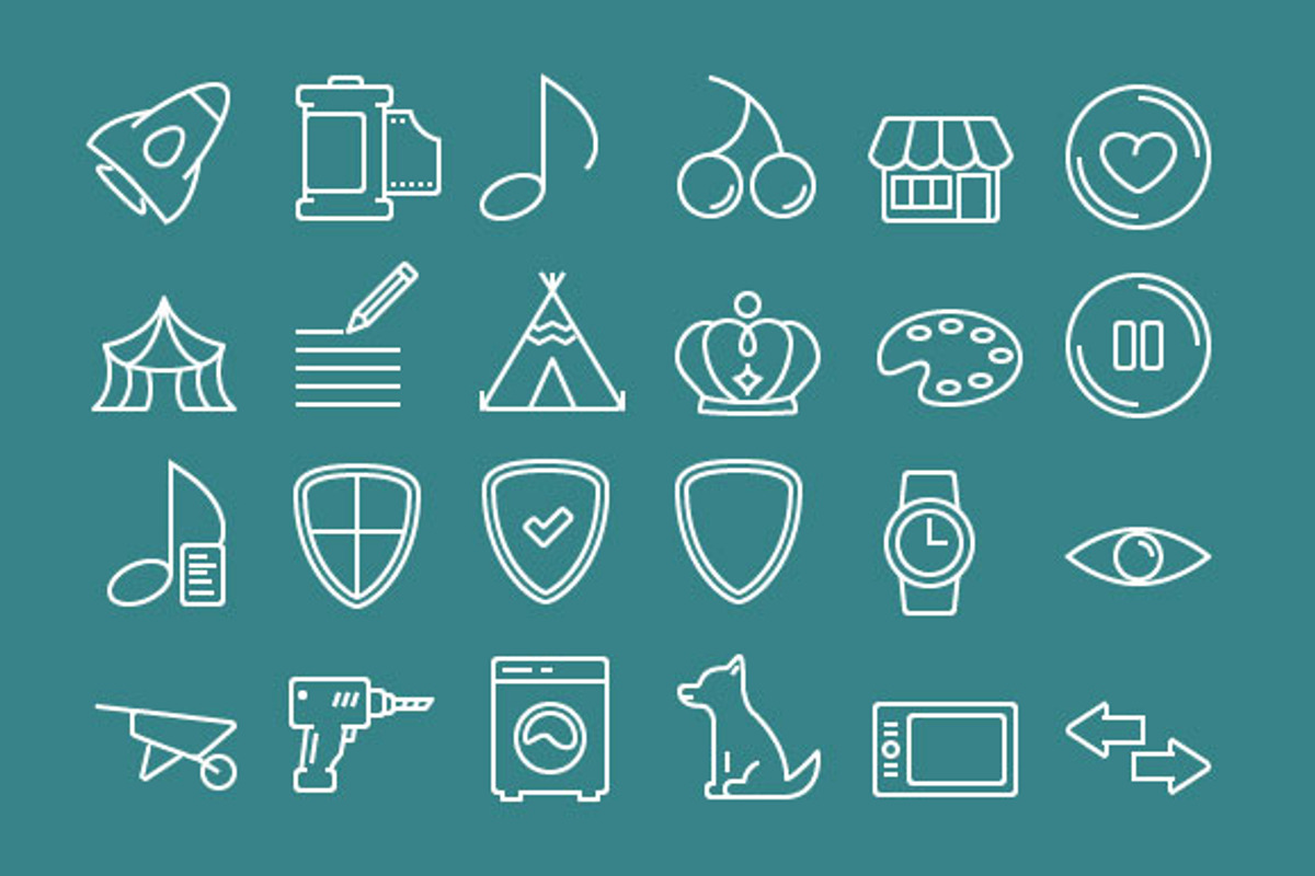 Outline (500 icons), an Icon by SmartIcons (Photo 3 of 4)