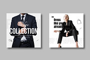 Modern Editable Fashion Social Media, a Social Media Template by MightyDesign (Thumbnail 3 of 8)