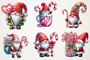 Christmas Candy Cane ICING Gnome PNg, an Illustration by RobertsArt (Thumbnail 3 of 5)