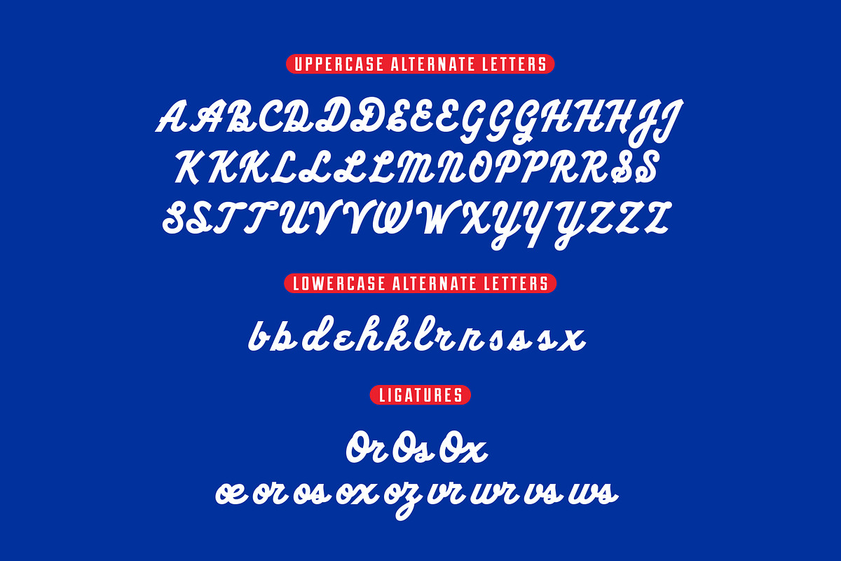 Swingman V2 Baseball Font, a Font by MightySHORT (Photo 3 of 7)