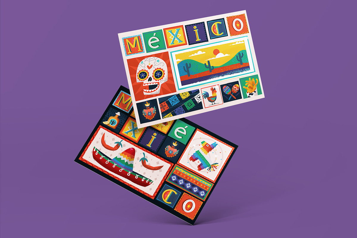 Mexico poster constructor, a Decorative Illustration by Moonery's (Photo 5 of 5)