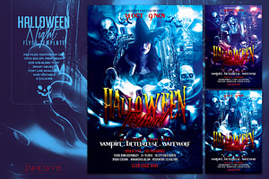 Halloween Night Flyer Template