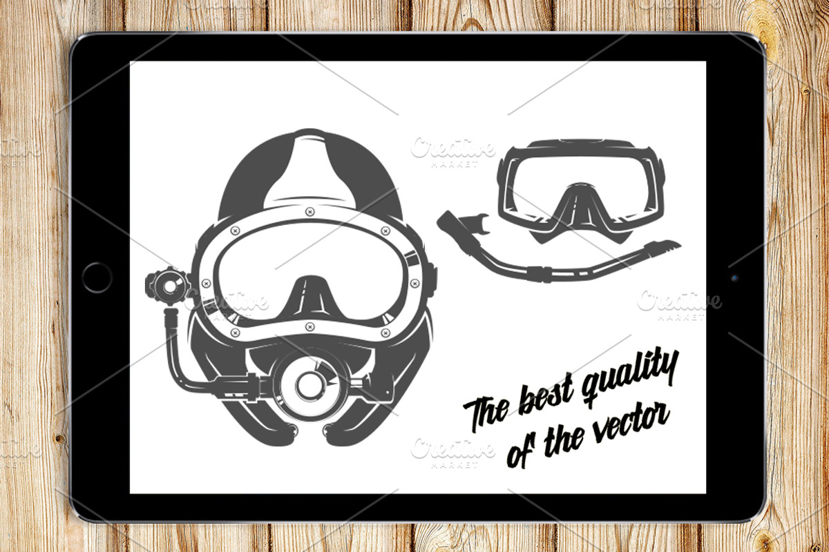 21 in 1 Set of Scuba Diving, a Graphic by Hadanello88 (Photo 3 of 4)