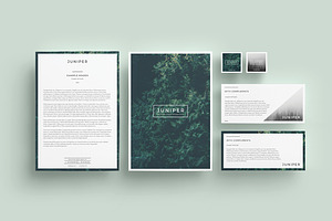 J U N I P E R  Letterhead + Comps