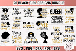 Black Woman SVG Bundle