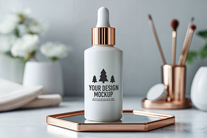 Elegant cosmetic product mockup, a Packaging Mockup by OSORIOartist