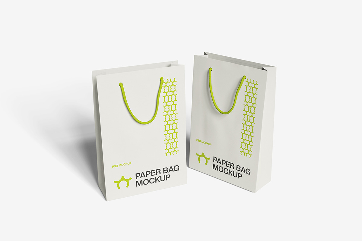Paper Bag Mockup, a Merchandise Mockup by bimockup (Photo 6 of 6)