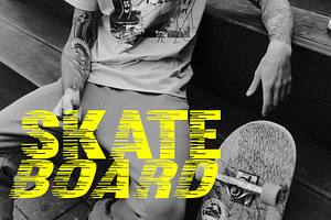 Skateboard - Stylish Display Font